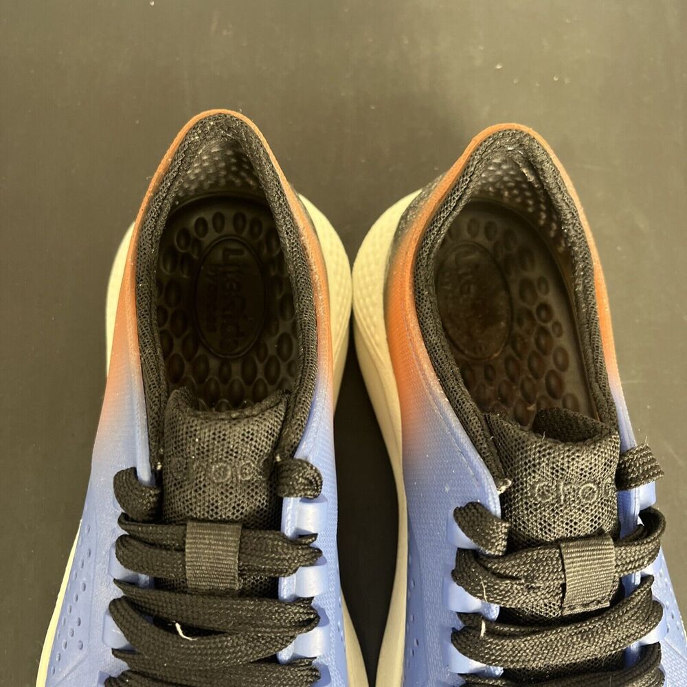Crocs Literide 360 Pacer Shoes Women Sz 7 Blue Orange Blk Sneaker Lace Up 206583 - Picture 11 of 13